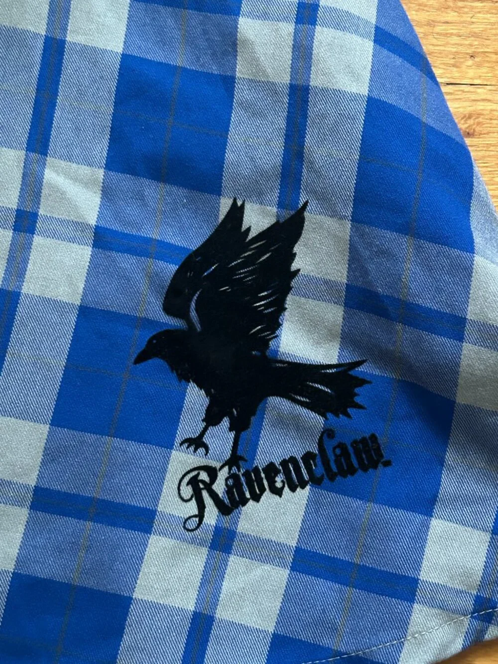 Hot Topic Harry Potter Ravenclaw Plaid Skirt Women's Small Academia Cosplay GUC
